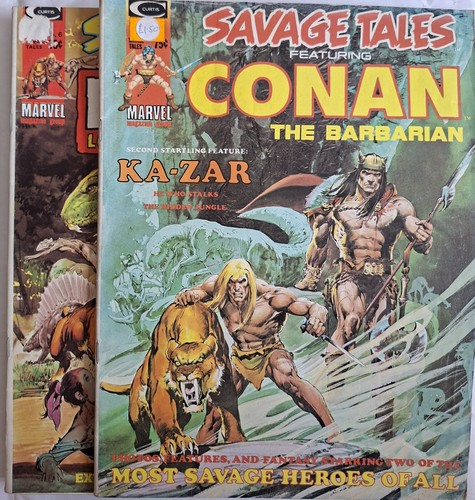Savage tales lot vg - tales,