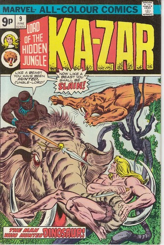Zar marvel comic 1975 - marvel,