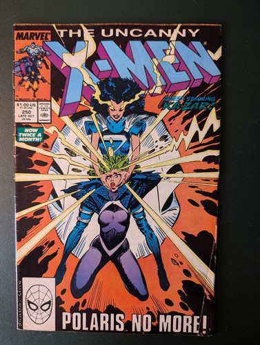 Uncanny men 250 1989 1st - x-men, #250