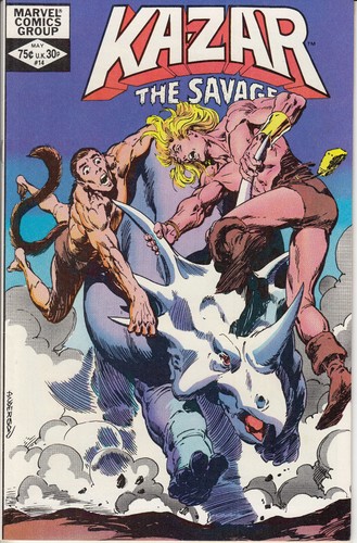 Zar the savage 14 marvel - savage,