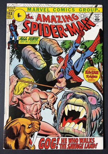 Amazing spider man 103 vf - amazing, fn/vf