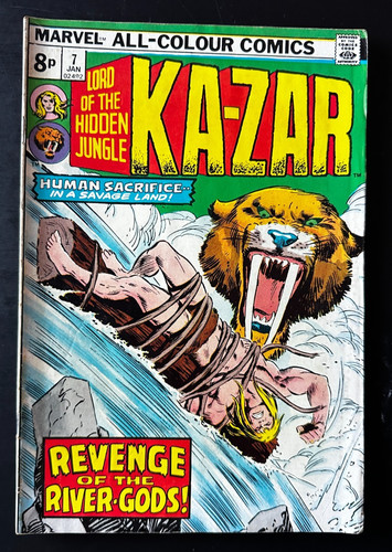 Zar comic book - ka-zar, marvel