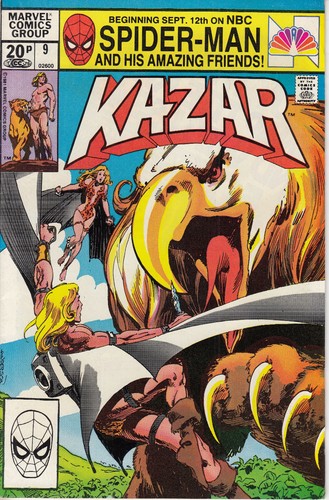 Zar the savage - zar, marvel