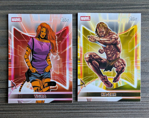 Marvel topps neon 2026 - neon, tigra